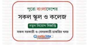 সকল স্কুল ও কলেজের নিয়োগ বিজ্ঞপ্তি ২০২৬ School & College Job Circular 2026